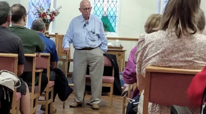 Chris South at Warboys Methodist Church